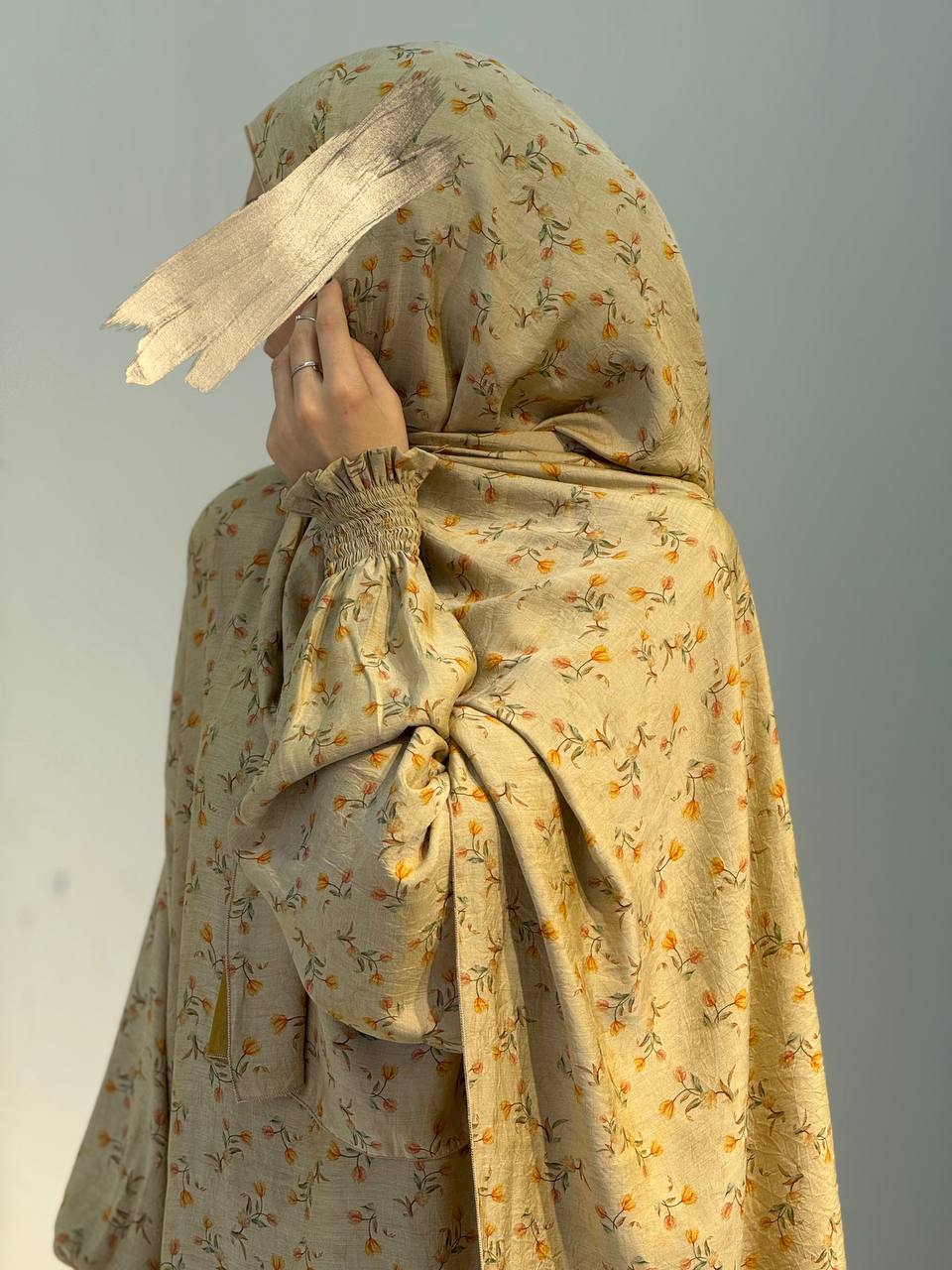 Gebedsjurk met bloemenprint – Licht, ademend en sierlijk