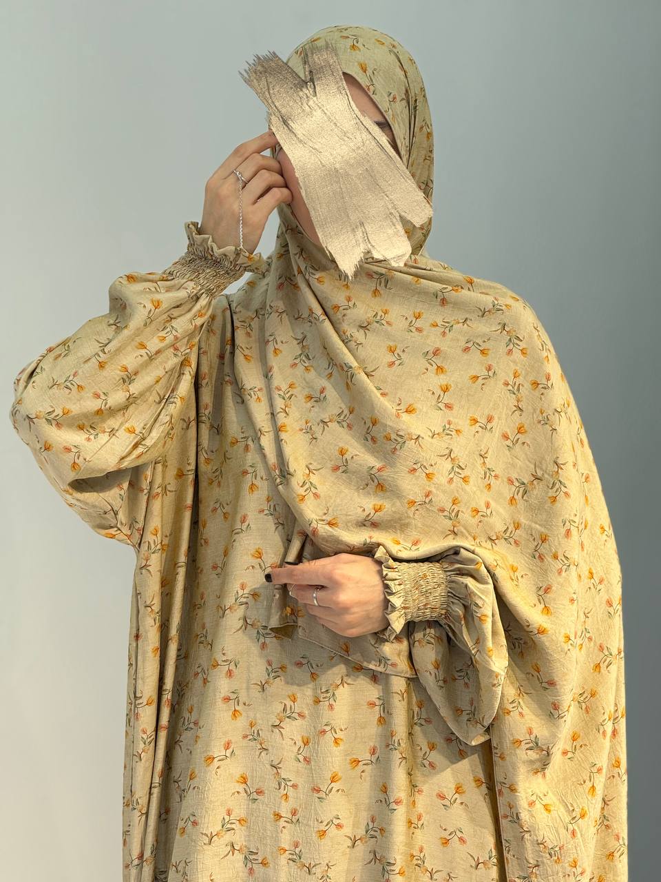 Gebedsjurk met bloemenprint – Licht, ademend en sierlijk